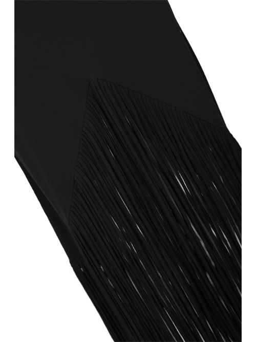 Abito lungo Badia sottoveste in tela di viscosacon frange PINKO | 106825 A3AYZ99